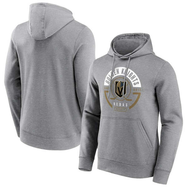 Men's Vegas Golden Knights Gray Block Party Hoodie